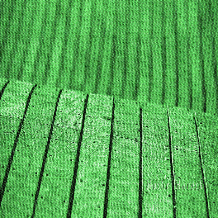 Patterned Neon Green Rug, pat2016grn