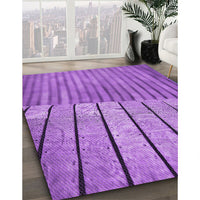 Patterned Purple Rug, pat2016pur