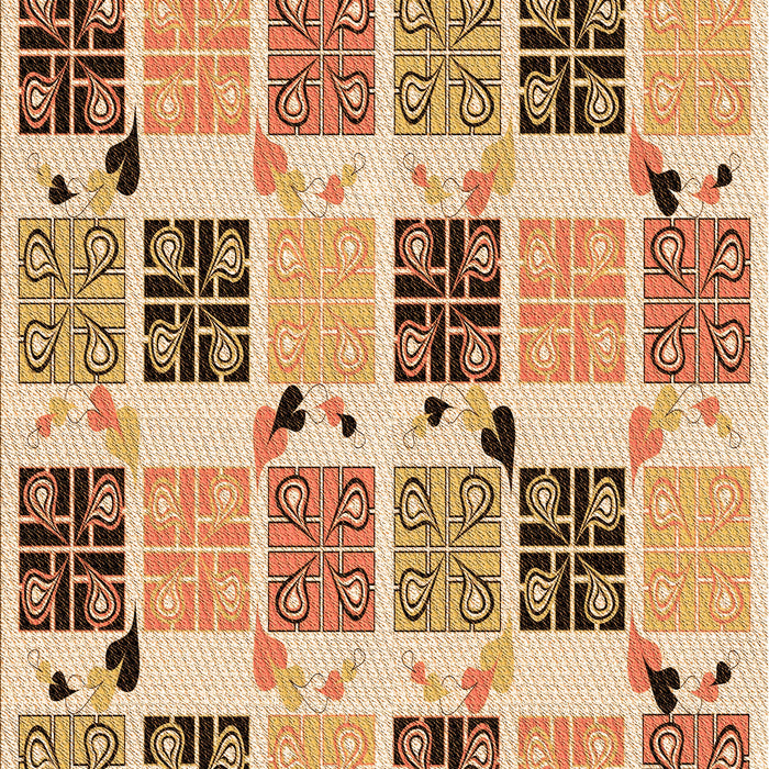 Patterned Red Rug, pat2017org