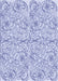 Patterned Lavender Blue Rug, pat2018blu