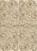 Machine Washable Transitional Wheat Beige Rug, wshpat2018brn