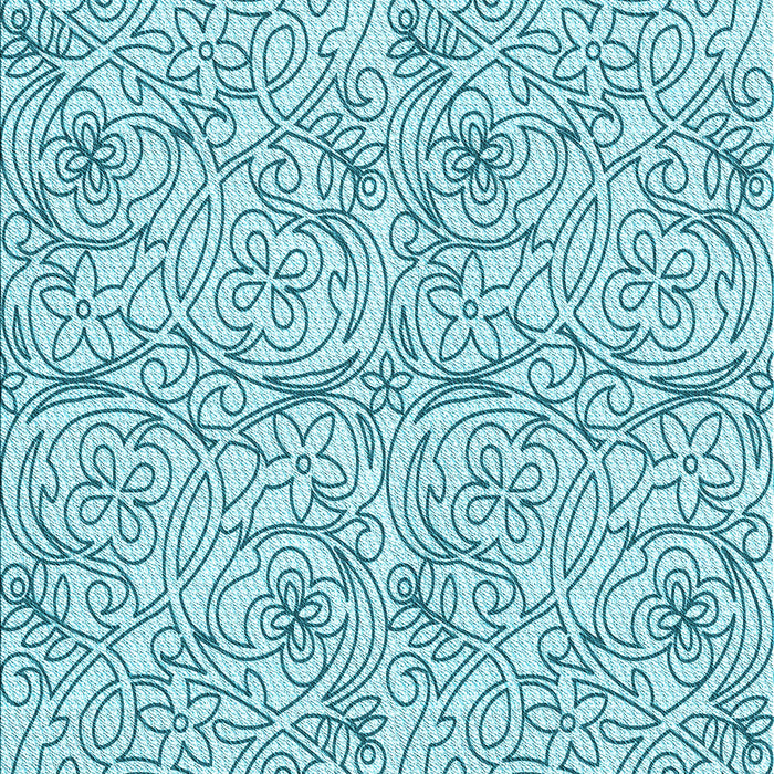 Patterned Blue Ivy Blue Rug, pat2018lblu