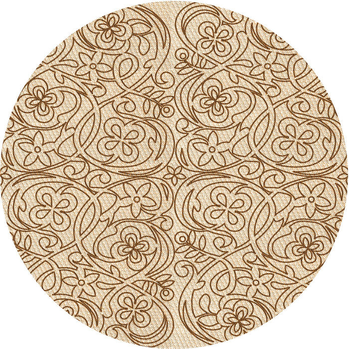 Square Patterned Navajo White Gold Rug, pat2018org