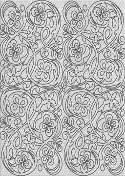 Machine Washable Transitional White Smoke Rug, wshpat2018