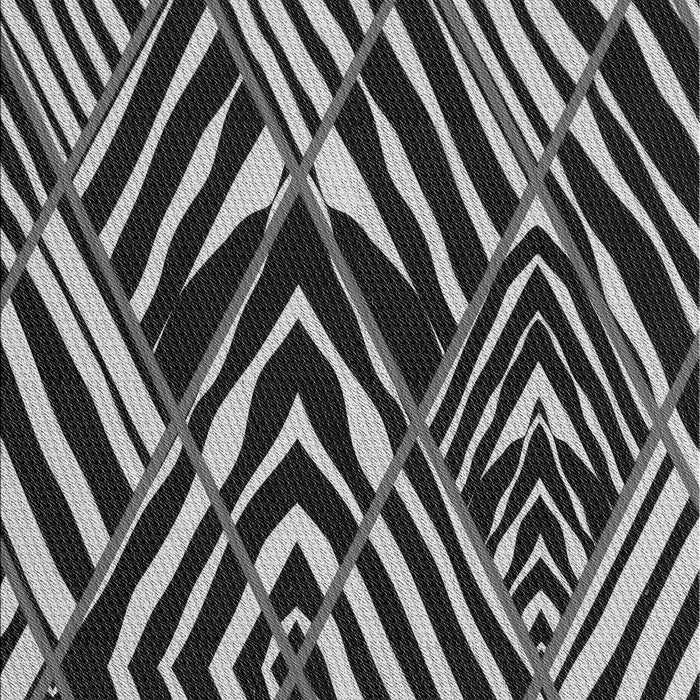 Patterned Charcoal Black Rug, pat2019gry