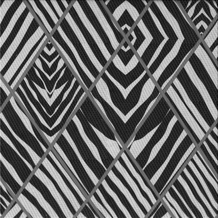 Round Patterned Charcoal Black Rug, pat2019gry