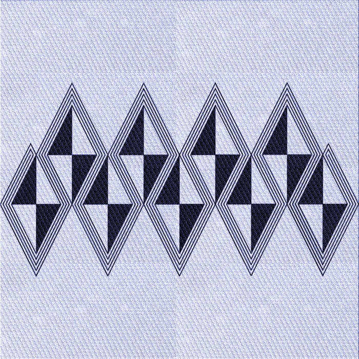 Round Patterned Lavender Blue Rug, pat202blu