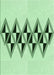 Patterned Mint Green Rug, pat202grn