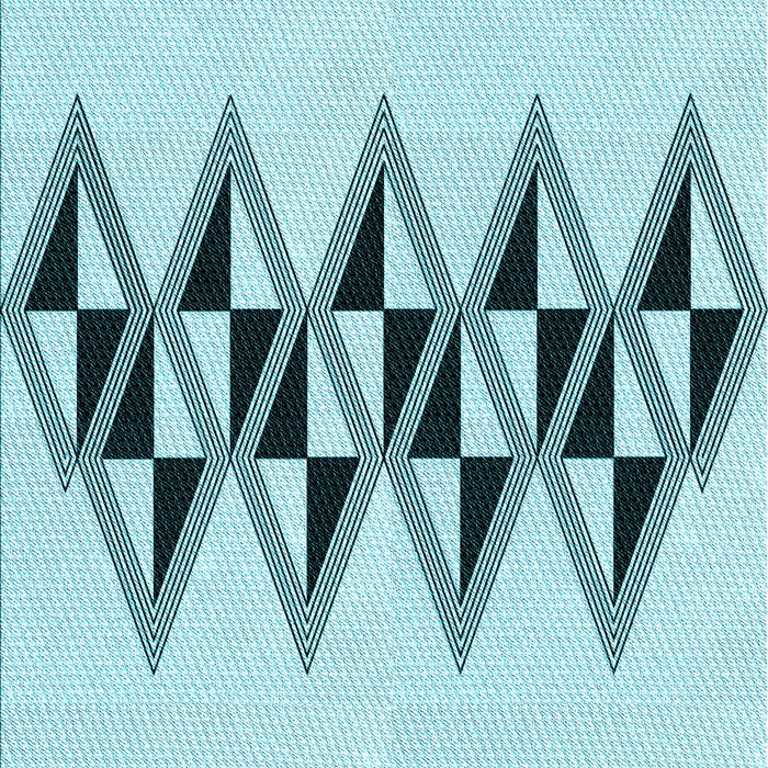 Patterned Seafoam Green Rug, pat202lblu