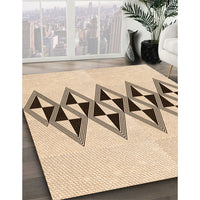 Patterned Copper Brown Rug, pat202org