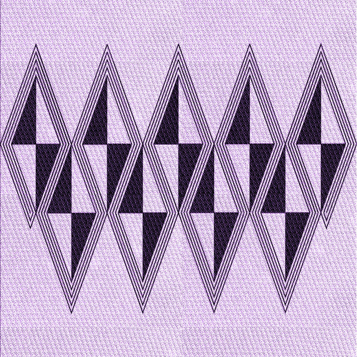 Machine Washable Transitional Lilac Purple Rug, wshpat202pur