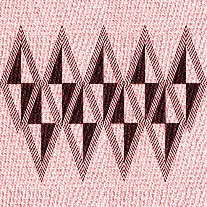 Machine Washable Transitional Pink Rug, wshpat202rd