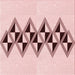 Round Patterned Pink Rug, pat202rd