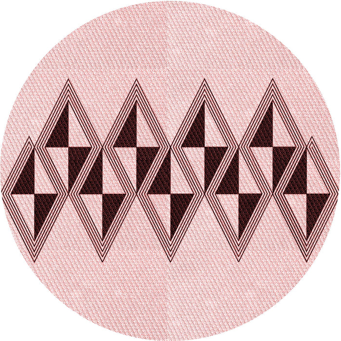 Square Patterned Pink Rug, pat202rd