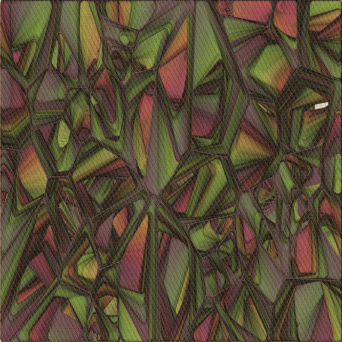 Round Machine Washable Transitional Oak Brown Rug, wshpat2020brn