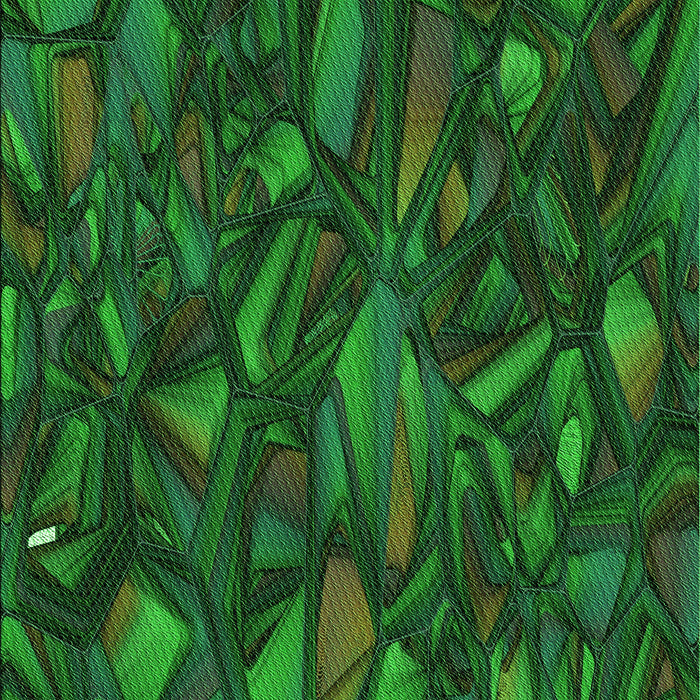 Patterned Dark Forest Green Rug, pat2020grn