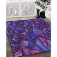 Patterned Purple Rug, pat2020pur