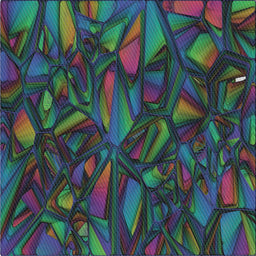 Square Patterned Sea Green Modern Rug, pat2020