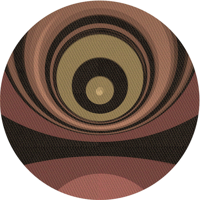 Square Patterned Light Brown Rug, pat2021brn