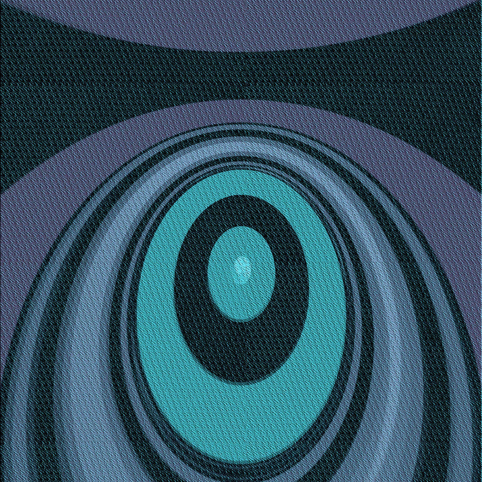 Patterned Blue Ivy Blue Rug, pat2021lblu