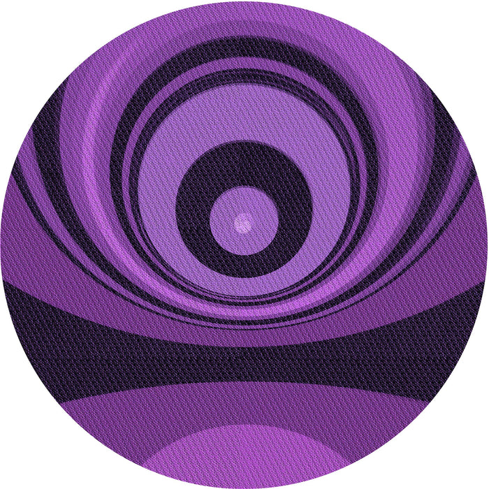 Square Machine Washable Transitional Purple Rug in a Living Room, wshpat2021pur