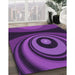 Patterned Purple Rug in Family Room, pat2021pur