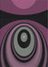 Machine Washable Transitional Purple Lily Purple Rug, wshpat2021