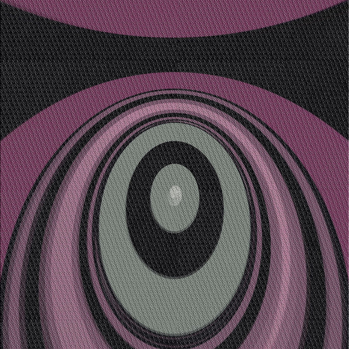 Machine Washable Transitional Purple Lily Purple Rug, wshpat2021