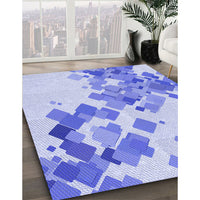 Patterned Blue Rug, pat2022blu