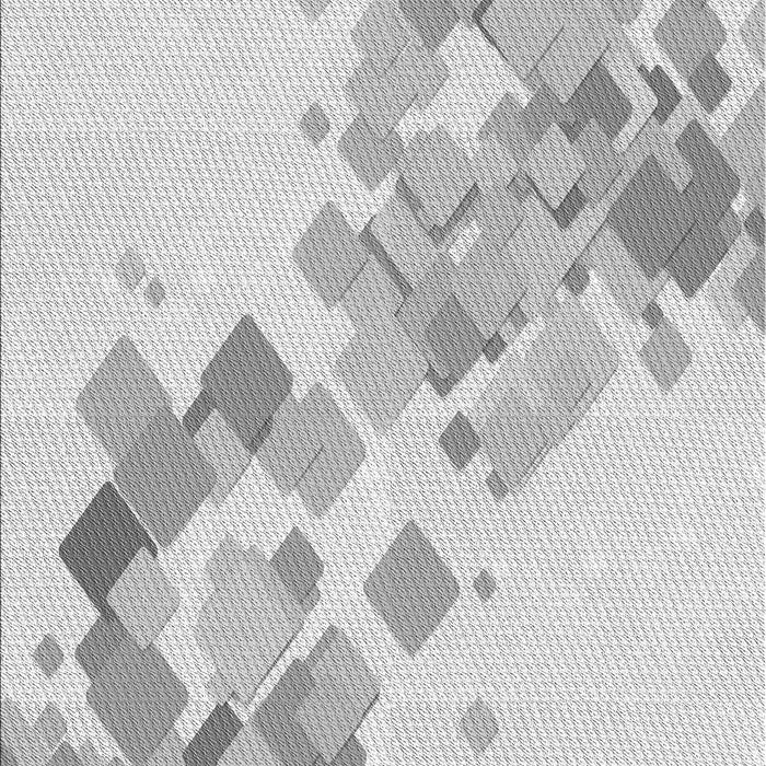 Patterned Platinum Gray Rug, pat2022gry