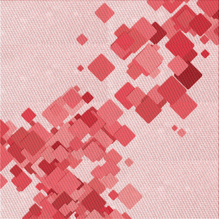 Round Machine Washable Transitional Pink Rug, wshpat2022rd