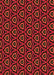 Patterned Red Brown Rug, pat2023org