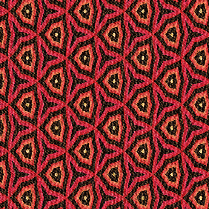 Patterned Red Brown Rug, pat2023org