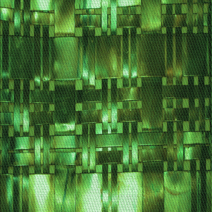 Patterned Deep Emerald Green Rug, pat2024grn