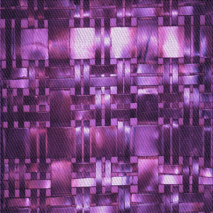 Round Patterned Purple Rug, pat2024pur