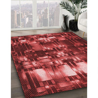 Patterned Red Rug, pat2024rd