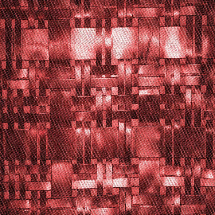 Round Patterned Red Rug, pat2024rd