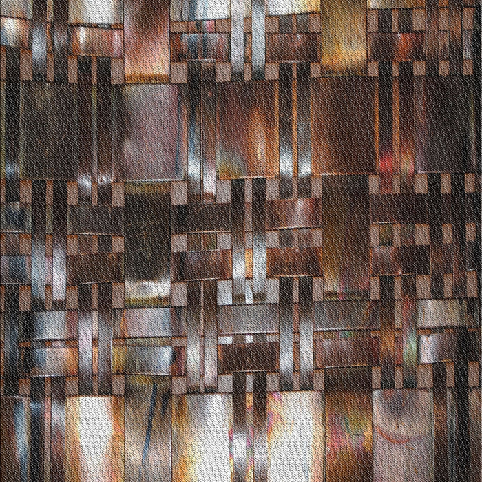 Patterned Red Novelty Rug, pat2024