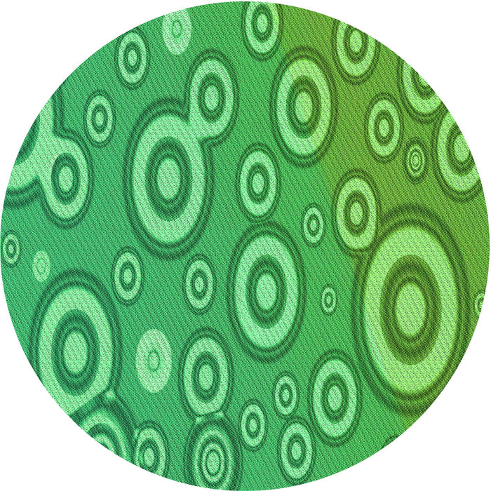 Square Patterned Neon Green Rug, pat2025grn