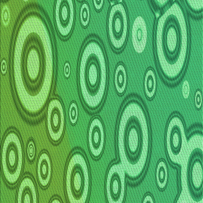 Machine Washable Transitional Neon Green Rug, wshpat2025grn