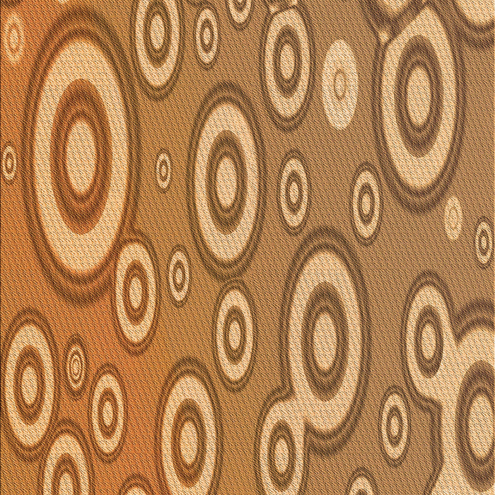 Patterned Mahogany Brown Rug, pat2025org