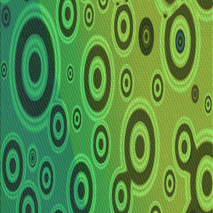 Patterned Green Rug, pat2026grn