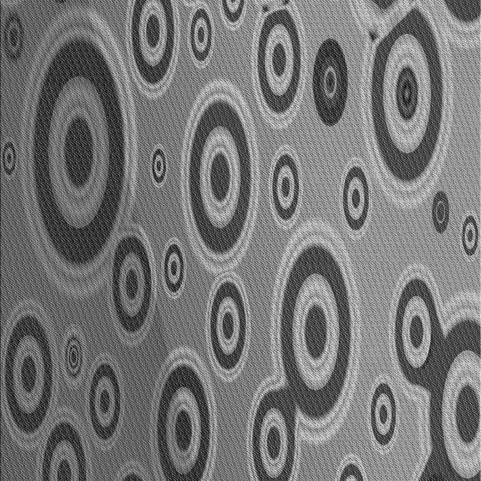 Patterned Dark Gray Rug, pat2026gry