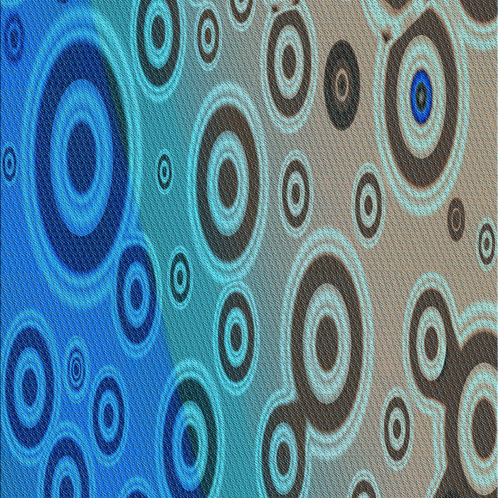 Patterned Blue Rug, pat2026lblu