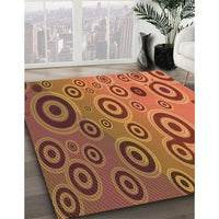 Patterned Red Rug, pat2026org