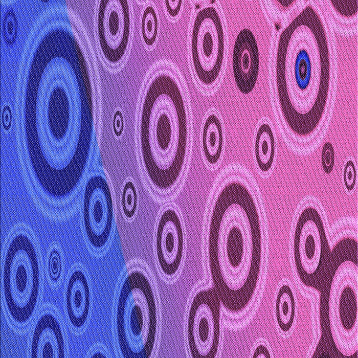 Machine Washable Transitional Dark Orchid Purple Rug, wshpat2026pur