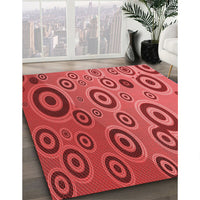 Patterned Red Rug, pat2026rd