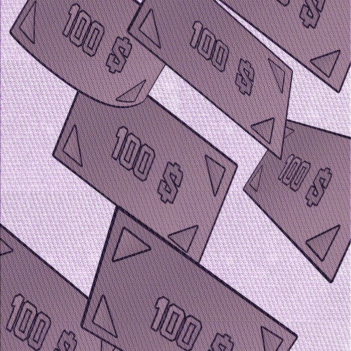 Machine Washable Transitional Viola Purple Rug, wshpat2027pur