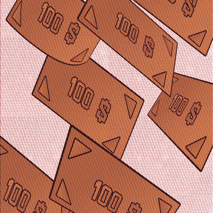 Machine Washable Transitional Red Rug, wshpat2027rd