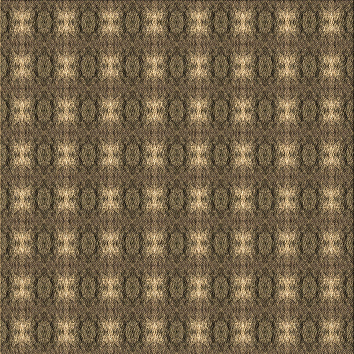 Round Patterned Copper Brown Rug, pat2028brn